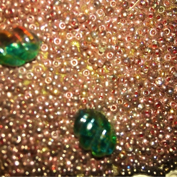 Vintage Hard Case Beaded and Jeweled Purse - Picture 4 of 9